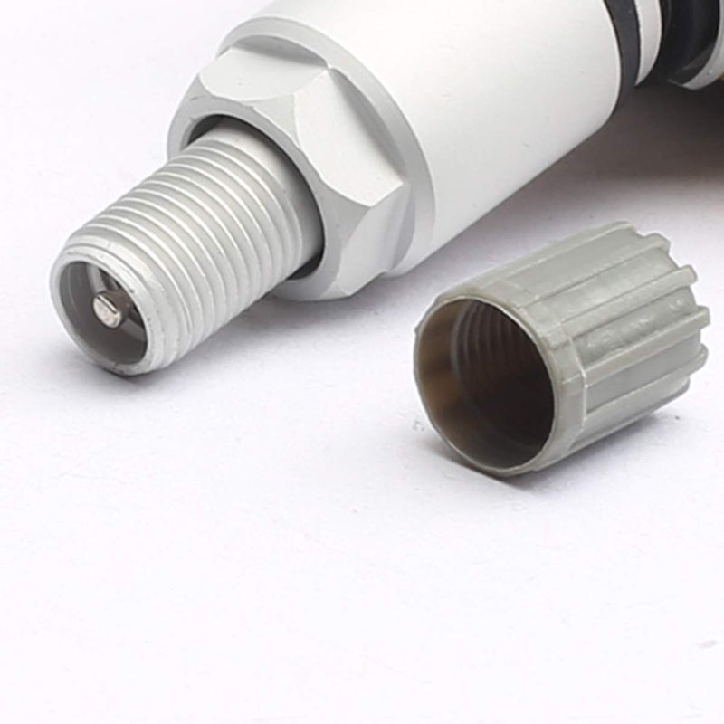 CE Centaurus Electronics CENTAURUS (Pack of 100) Plastic Gray Tire Valve Stem Caps TPMS Tire Cap Gray Repalcement for Car Truck - Image 5